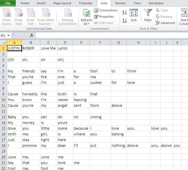 Import External Data From Text Files In Excel | Microsoft Excel Tips ...