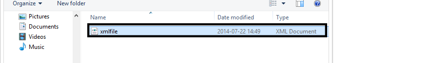 xmlfile