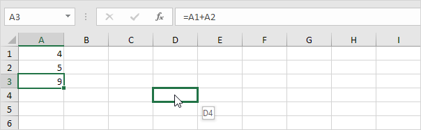 Move a Formula in Excel