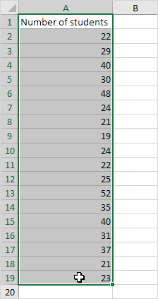 Select Range Select Range