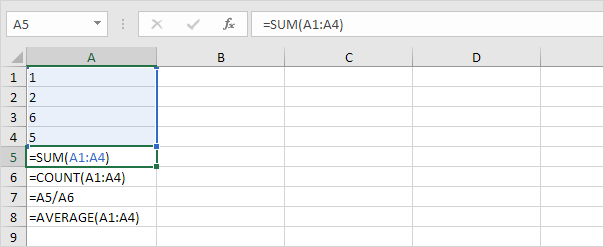 Show Formulas in Excel