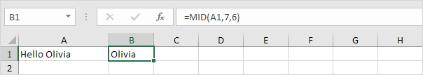 Extract a Substring in Excel