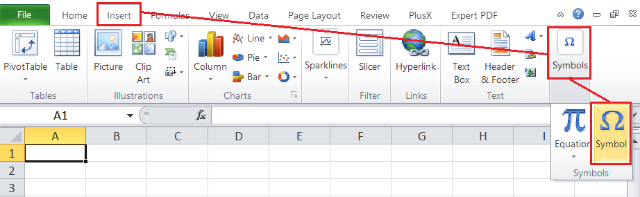 Check Mark in Excel