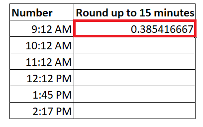 Excel CEILING Function