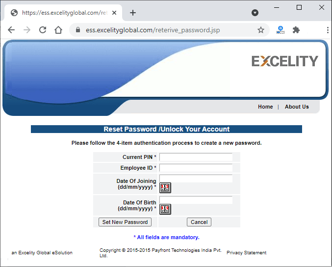 Excelity login