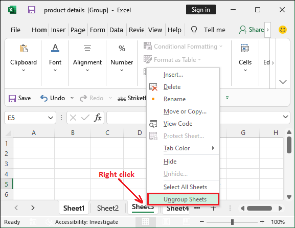 How many sheets are there in excel workbook by default