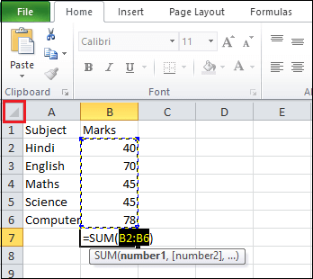 How to hide formulas in Excel
