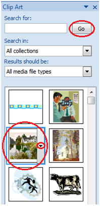MSpowerpoint How to insert picture and clip art 5