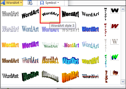 How to create a logo in word