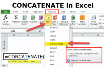 CONCATENATE Function